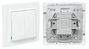 Минск Выключатель 2-кл. СП 10А (ERV10-023-10) / Выключатель 2-кл. СП 10А