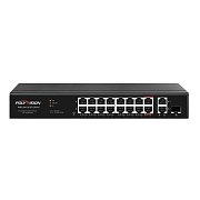 PND-16P-2G1F (150W) / Коммутатор 18-портовый с функцией PoE