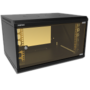 ТВЛ-6U-600-450-СР-9005 (05-1063-B) / Шкаф настенный телекоммуникационный