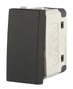 Выключатель 45х22,5мм, черный бархат, LK45 (850108) / Выключатель