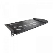 NTSS-FF-350-BL 2U нагр.:20кг. 19" 350мм черный / Полка стационарная