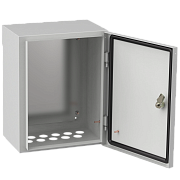 Корпус металлический GENERICA ЩМП-1-0 395х310х220 У2 IP54 с монтажной платой (YKM40-01-54-G) / Корпус металлический с монтажной платой