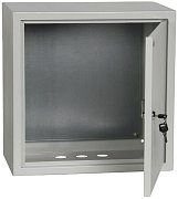Корпус металлический ЩМП-4.4.2-0 400х400х250 УХЛ3 IP31 с монтажной платой (YKM40-442-31) / Корпус металлический с монтажной платой