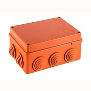 Коробка JBS150 150х110х70, 10 вых., 10P (0,15...2,5мм²) (43089HF) / Коробка монтажная, огнестойкая, без галогена