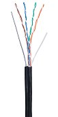 U/UTP 4pair, Cat5e, Out, Sw, PE (EC-UU004-5E-PE-SW-BK)