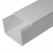 Короб 80х60 (Промрукав) (PR03.0080) / Кабель-канал с двойным замком серый 80х60