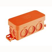 Коробка JBL090 90х42х40, 10 вых., 4P (0,15-4,0мм²) (43254HF) / Коробка монтажная, огнестойкая, без галогена