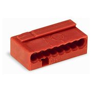 WAGO 243-808 Клемма MICRO 8-проводная красная / Клемма для распределительных коробок