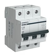 GENERICA ВА47-29М 3P C 50А 4,5кА (MVA21-3-050-C-G) / Автоматический выключатель