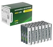Батарейка Alkaline LR03/AAA GENERICA (28 шт) (ABT-LR03-ST-B28-G) / Батарейка щелочная