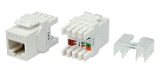 KJ8-8P8C-C6-180-WH / Вставка Keystone Jack RJ-45