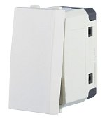 Выключатель-кнопка 45х22,5мм 16 A, 250 B, белый LK45 (850504)