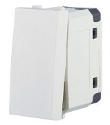 Выключатель-кнопка 45х22,5мм 16 A, 250 B, белый LK45 (850504) / Выключатель