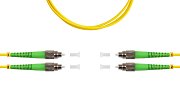 Патч-корд ВО SM(G.652.D), FC/APC-FC/APC, 3.0мм, duplex, LSZH, 3м (09-0604) / Патч-корд волоконно-оптический