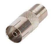 EC-CC-F-PAL-FM-MT-100 (100 шт) / Адаптер для коаксиальных кабелей, F-тип-PAL-female