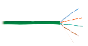 U/UTP 4pair, Cat5e, Solid, In, нг(А)-HF (NMC 4100C-GN) / Кабель «витая пара» (LAN) для структурированных систем связи