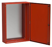 Корпус металлический TITAN 5 ЩМП-120.80.30 1200х800х300 УХЛ1 IP66 RAL3020 красный с монтажной платой (TI5-13-N-120-080-030-66) / Корпус металлический с монтажной платой