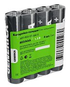 Батарейка солевая R03/AAA GENERICA (4 шт) (ABT-R03-ST-S04-G) / Батарейка солевая