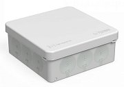Коробка распределительная 60-0303 для прямого монтажа двухкомпонентная безгалогенная (HF) 100х100х40 / Коробка распределительная