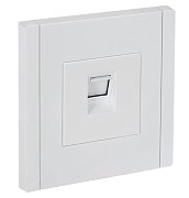 FORTE&PIANO Розетка компьютерная RJ45 кат.5E FP232 скрытой установки белый (FP-K10-1-K01) / Розетка компьютерная RJ45 (cat.5e) серии FORTE&PIANO