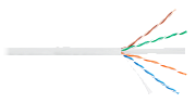 U/UTP 4pair, Cat6, Solid, In, нг(А)-HF (NMC 9140C-WT) / Кабель «витая пара» (LAN) для структурированных систем связи