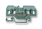 WAGO 279-681 клемма 3-проводная проходная, серая / Клемма проводная проходная на DIN-рейку