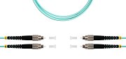 Патч-корд ВО MM(OM3), FC/UPC-FC/UPC, 3.0мм, duplex, LSZH, 2м (09-12032) / Патч-корд волоконно-оптический