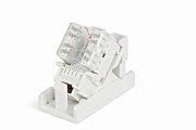 SIP2K-C5E-M45-22.5 / Вставка 45х22,5 с наклонным модулем RJ-45 категории 5е