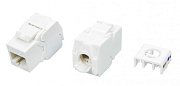 KJ8-8P8C-C6A-180-TLS-WH / Вставка Keystone Jack RJ-45