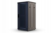 ШТ-НП-М-24U-600-1000-С-Ч (130411-01186) / Шкаф телекоммуникационный 19" напольный 24U