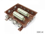 КЗНС-48 УХЛ 1,5 IP65 латунный ввод  (zeta30350) / Клеммная коробка с наборными зажимами