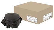 КЭМ 1-10-3М ОП D72мм IP44, 3-х рожковая (карболит) TDM (SQ1401-1001) / Коробка электромонтажная