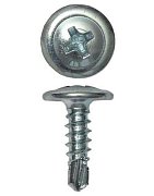 Саморез с пресс-шайбой 4.2х32 со сверлом (200 шт) (CM274032) / Саморез с пресс-шайбой