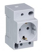 Розетка модульная РМ-102 2P+PEN 16A 220В (18012DEK) / Розетка модульная на DIN-рейку