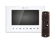 VMH-7.1 (w)+ DSH-E1080 (медь) / Комплект видеодомофона