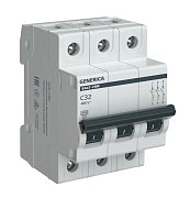 GENERICA ВА47-29М 3P C 32А 4,5кА (MVA21-3-032-C-G) / Автоматический выключатель