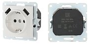Розетка с з/к + 2xUSB разъема, 2А, белый LK60 (868004-1) / Розетка