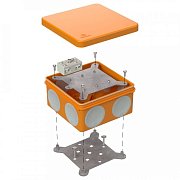 Коробка огнестойкая разветвительная для о/п двухкомпонентная 100х100х50 (60-0300-FR6.0-4-2-Р) / Коробка огнестойкая