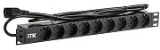 PH22-9D2-P / Блок розеток 19"