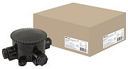 КЭМ 2-660-3 ОП D95мм IP65, 3-х рожковая (карболит) TDM (SQ1401-1101) / Коробка электромонтажная