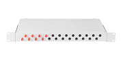 NMF-RP08FCUS2-WS-ES-1U-GY / Кросс оптический 19"