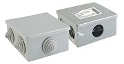 Распаячная коробка ОП 80х80х40мм, крышка, IP44, 6 вх. TDM (SQ1401-1235) / Распаячная коробка ОП