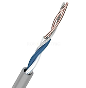U/UTP, CAT 5e, PVC, 1PR, 24AWG, INDOOR, SOLID, серый, 305м REXANT (01-0002) / Кабель «витая пара» (LAN) для структурированных систем связи