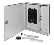 FO-WBX-4xSLT-W140H42-32UN-GY / Кросс оптический настенный