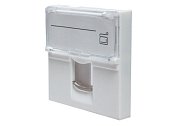 Лицевая панель 1 порт (45х45, Keystone) (10-0301-1) / Лицевая панель