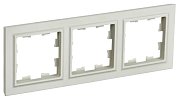 Рамка 3-местная РУ-3-БрКр бежевый BRITE (BR-M32-K10) / Рамка