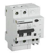 GENERICA АД12 2Р 32А 30мА (MAD15-2-032-C-030) / Автоматический выключатель дифференциального тока