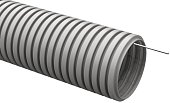 Труба ПВХ легкая серая с протяжкой D63 ELASTA (CTG20-63-K41-015I)