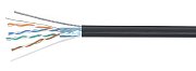 GENERICA F/UTP кат. 5E 100МГц 4 пары LDPE OUTDOOR трос 1,2мм черный (BC3-C5E04-359-305-G) / Кабель «витая пара» (LAN) для структурированных систем связи