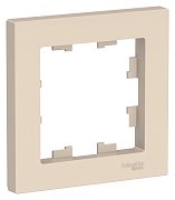 AtlasDesign рамка 1-местная, бежевый (ATN000201) / Рамка